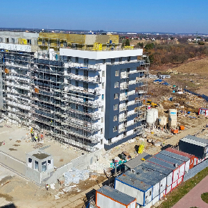 Lutowy raport z budowy 4. etapu osiedla Bella Dolina