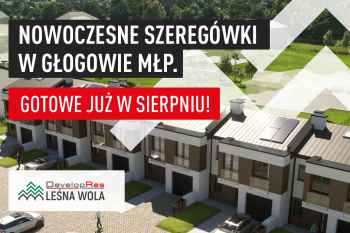 Trwa budowa I etapu osiedla szeregówek w Głogowie MŁP.
