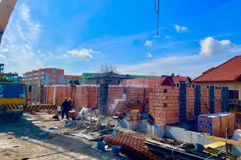 [I etap] Zaawansowanie robót budowlanych - Szeregówki Nowowiejska