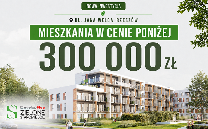 Nowe mieszkania w Rzeszowie - Osiedle Zielone Staromieście