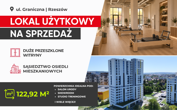 Lokal na sprzedaż w świetnej lokalizacji Rzeszowa!